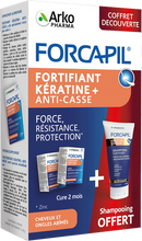 Afbeelding in Gallery-weergave laden, Forcapil Ontdekkingspack Caps 2x60+sh 200ml Grat.