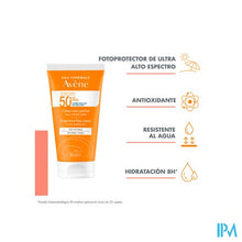Load image into Gallery viewer, Avene Zon Spf50+ Creme Zonder Parfum 50ml