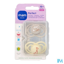Afbeelding in Gallery-weergave laden, Mam Perfect Fopspeen Silicone 16m+ Uni 2