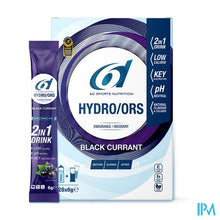 Afbeelding in Gallery-weergave laden, 6d Hydro Ors Blackcurrant Zakje 28x6g