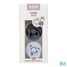Afbeelding in Gallery-weergave laden, Bibs 3 Fopspeen Duo Iron Baby Blue