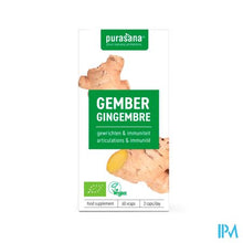 Afbeelding in Gallery-weergave laden, Purasana Vegan Gember V-caps 60