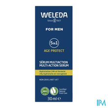 Afbeelding in Gallery-weergave laden, Weleda Men Age Protect 5en1 Serum Multiaction 30ml