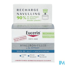 Charger l'image dans la galerie, Eucerin Hyaluron-filler X3 Nachtcreme Navul. 50ml