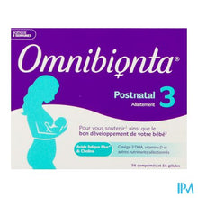 Charger l'image dans la galerie, Omnibionta Postnatal 3 Borstv.8wek Tabl 56+caps 56