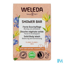 Charger l'image dans la galerie, Weleda Shower Bar Ylang Ylang + Iris 75g