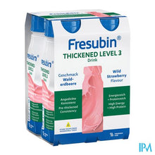 Afbeelding in Gallery-weergave laden, Fresubin Thickened Level 3 Drink Aardbei 4x200ml
