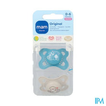 Afbeelding in Gallery-weergave laden, Mam Fopspeen Original Pure Siliconen 0-6m Jongen 2