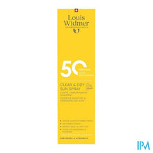Afbeelding in Gallery-weergave laden, Widmer Clear & Dry Sun Spray 50 Zonder Parfum 200ml