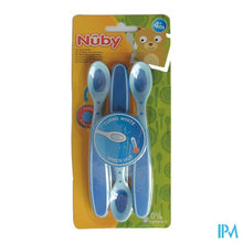 Charger l'image dans la galerie, Nuby Zachte en warmtegevoelige lepel - 3 stk - 3m+