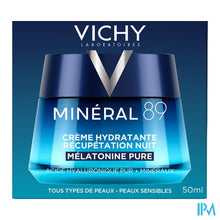 Load image into Gallery viewer, Vichy Mineral 89 Hydra Herstellende Nacht Cr 50ml