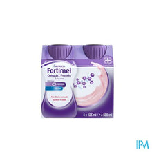 Charger l'image dans la galerie, Fortimel Compact Protein 2.4kcal Aardbei 4x125ml