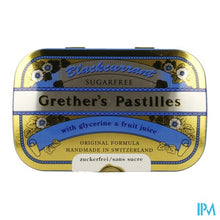 Afbeelding in Gallery-weergave laden, Blackcurrant Grethers Zonder Suiker Drag 60g