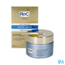 Charger l'image dans la galerie, Roc Multi Correxion Even Tone+lift Nachtcreme 50ml