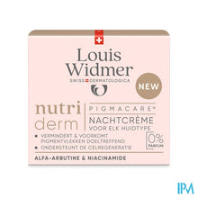 Charger l'image dans la galerie, Widmer Nutriderm Pigmacare Nachtcreme N/parf 50ml