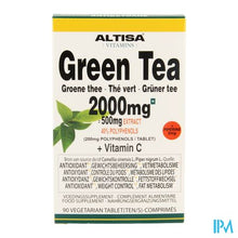 Afbeelding in Gallery-weergave laden, Altisa Groene Thee 2000mg (500mg Extract) Comp 90