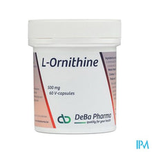 Afbeelding in Gallery-weergave laden, l-ornithine Caps 60x500mg Deba