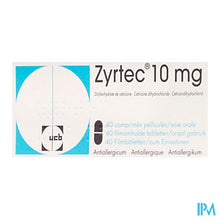 Load image into Gallery viewer, Zyrtec Pi Pharma Comp Pell 40 X 10mg Pip