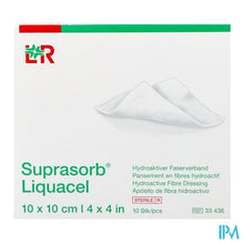 Load image into Gallery viewer, Suprasorb Liquacel Verband 10x10cm 10 33436-180021