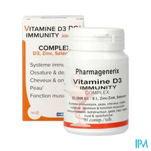 Afbeelding in Gallery-weergave laden, Vitamine D3 2000ie Immunity Pharmagenerix Tabl 90