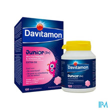 Afbeelding in Gallery-weergave laden, Davitamon Junior Framboos V1 Comp 120