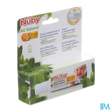Load image into Gallery viewer, Nuby Citroganix Tand- en tandvleesgel + vingertandenborsteltje – 15g - 4m+