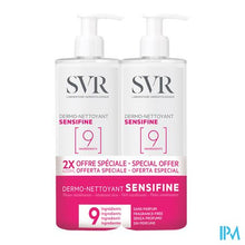 Charger l'image dans la galerie, Svr Sensifine Dermo-nettoyant Duo Fl Pompe 2x400ml