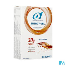 Afbeelding in Gallery-weergave laden, 6d Sixd Energy + Caffeine Gel Cola 6x40ml