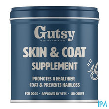 Charger l'image dans la galerie, Gutsy Skin & Coat Supplement Chews 80