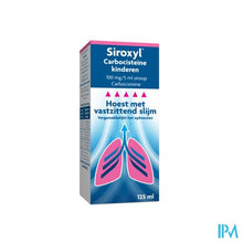 Charger l'image dans la galerie, Siroxyl Carbocisteine 100mg/5ml Kind. Siroop 125ml