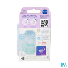 Afbeelding in Gallery-weergave laden, Mam Perfect Night Fopspeen Silic.pure 0-6m Blue 2