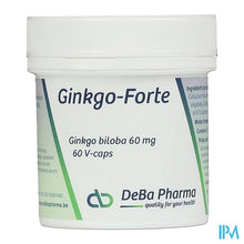 Afbeelding in Gallery-weergave laden, Ginkgo Forte Caps 60x60mg Deba