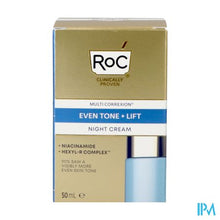 Afbeelding in Gallery-weergave laden, Roc Multi Correxion Even Tone+lift Nachtcreme 50ml