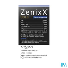 Afbeelding in Gallery-weergave laden, Zenixx Gold Caps 120x890mg Nf