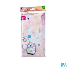 Load image into Gallery viewer, Nuby Wegwerp Slabbetjes - 10 stuks