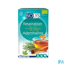 Load image into Gallery viewer, Biolys Tijm Eucalyptus Honing Zakje 24