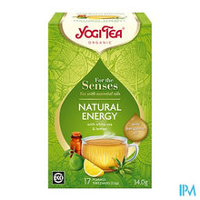 Afbeelding in Gallery-weergave laden, Yogi Thee Senses Natural Energie Bio Zakje 17