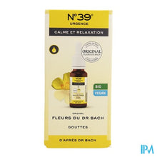Charger l'image dans la galerie, Bachbloesem Bio N°39 Noodgevallen Druppels 20ml