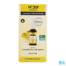 Afbeelding in Gallery-weergave laden, Bachbloesem Bio N°39 Noodgevallen Druppels 20ml
