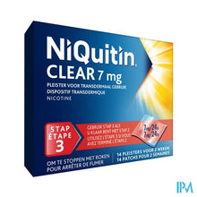Load image into Gallery viewer, Niquitin Clear Patches 14 X 7mg