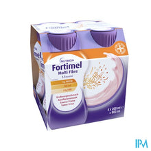 Afbeelding in Gallery-weergave laden, Fortimel Multifiber 1.5kcal aardbei 4x200ml