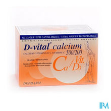 Afbeelding in Gallery-weergave laden, D-vital Calcium 500/200 Sinaas Zakjes 40