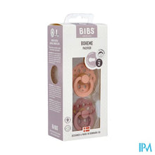 Afbeelding in Gallery-weergave laden, Bibs 2 Fopspeen Boheme Duo Peach/woodchuck 2