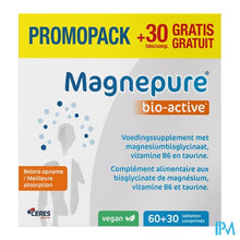 Afbeelding in Gallery-weergave laden, Magnepure Bio Active Promopack Comp 60 + 30 Gratis
