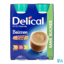 Charger l'image dans la galerie, Delical Melkdrank Z/suiker Koffie 4x200ml