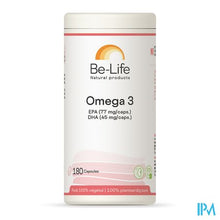 Afbeelding in Gallery-weergave laden, Omega 3 500 Be Life Caps 180