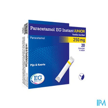 Load image into Gallery viewer, Paracetamol EG Inst.Junior250Mg Van-Aardb.Zakje 20