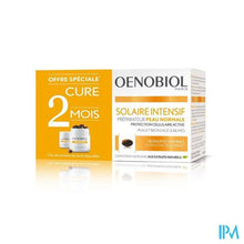 Load image into Gallery viewer, OENOBIOL SOLAIRE INTENSIF KUUR NORMALE HUID 2X30 CAPS