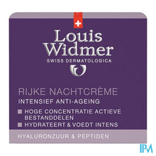 Afbeelding in Gallery-weergave laden, Widmer Iaa Rijke Nachtcreme Parf Pot 50ml