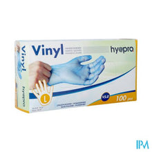 Afbeelding in Gallery-weergave laden, Pharmex Handschoenen Blauw Vinyl l Poedervrij 100